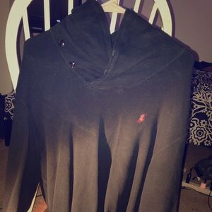 Men’s button hood polo